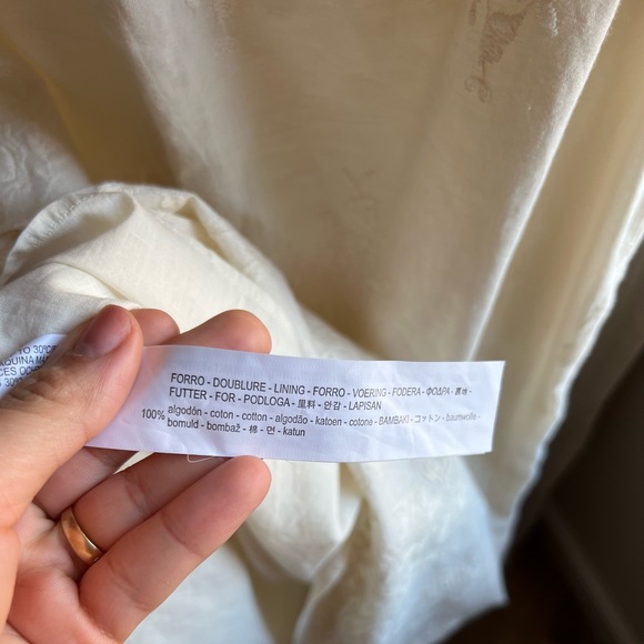 ZARA BASIC Collection Embroidered Dress | Small - Picture 7 of 8